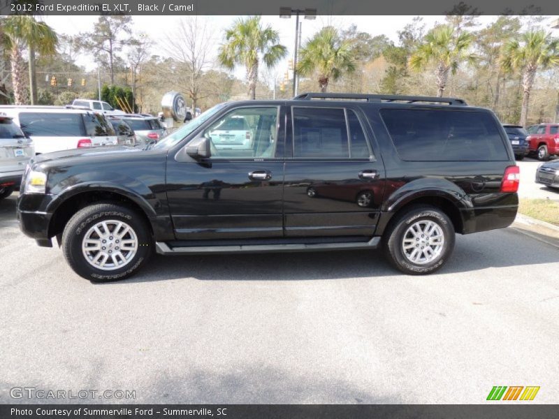 Black / Camel 2012 Ford Expedition EL XLT