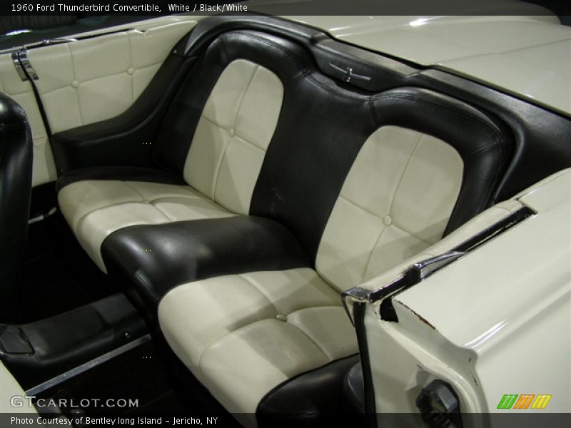 White / Black/White 1960 Ford Thunderbird Convertible