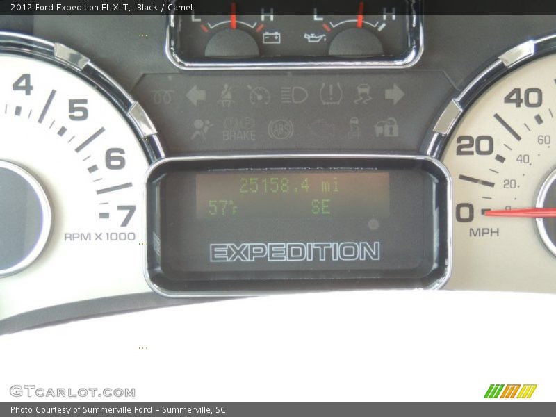 Black / Camel 2012 Ford Expedition EL XLT
