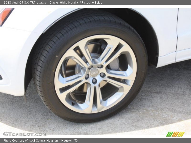 Glacier White Metallic / Pistachio Beige 2013 Audi Q5 3.0 TFSI quattro