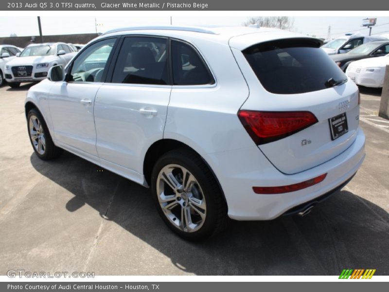 Glacier White Metallic / Pistachio Beige 2013 Audi Q5 3.0 TFSI quattro