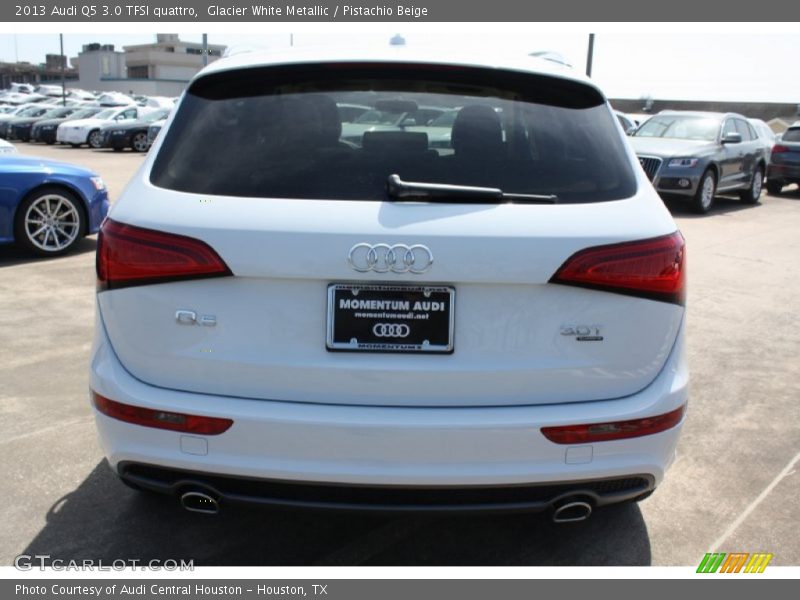Glacier White Metallic / Pistachio Beige 2013 Audi Q5 3.0 TFSI quattro
