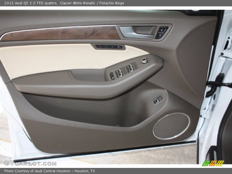 Glacier White Metallic / Pistachio Beige 2013 Audi Q5 3.0 TFSI quattro