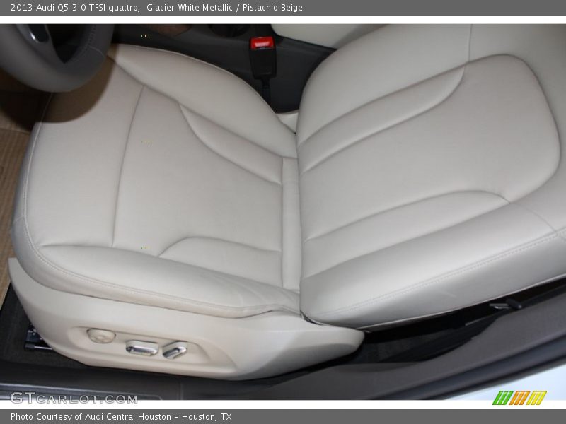 Glacier White Metallic / Pistachio Beige 2013 Audi Q5 3.0 TFSI quattro