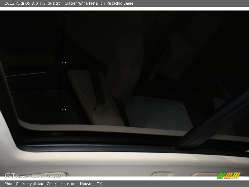Glacier White Metallic / Pistachio Beige 2013 Audi Q5 3.0 TFSI quattro
