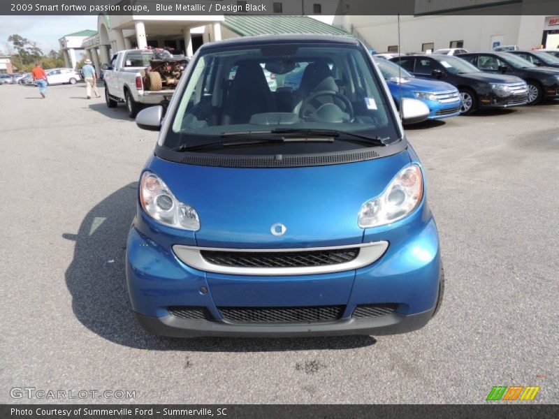 Blue Metallic / Design Black 2009 Smart fortwo passion coupe
