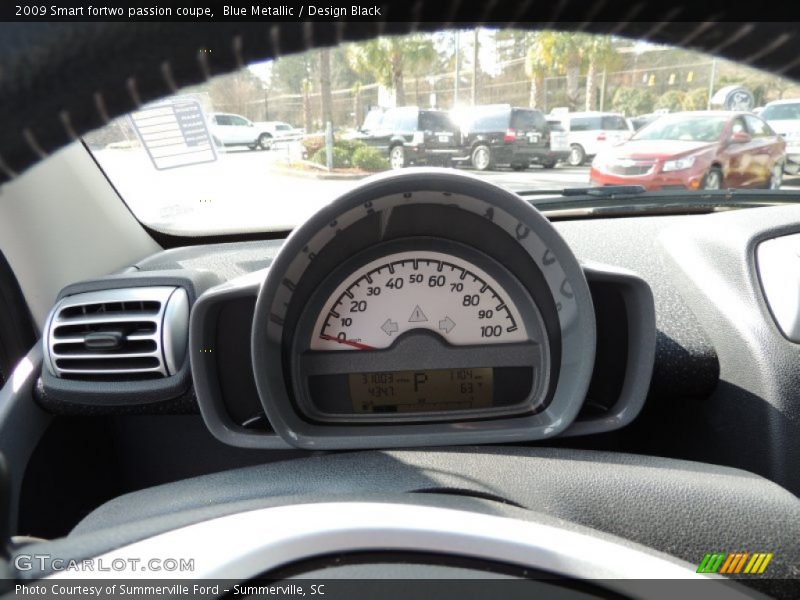 Blue Metallic / Design Black 2009 Smart fortwo passion coupe