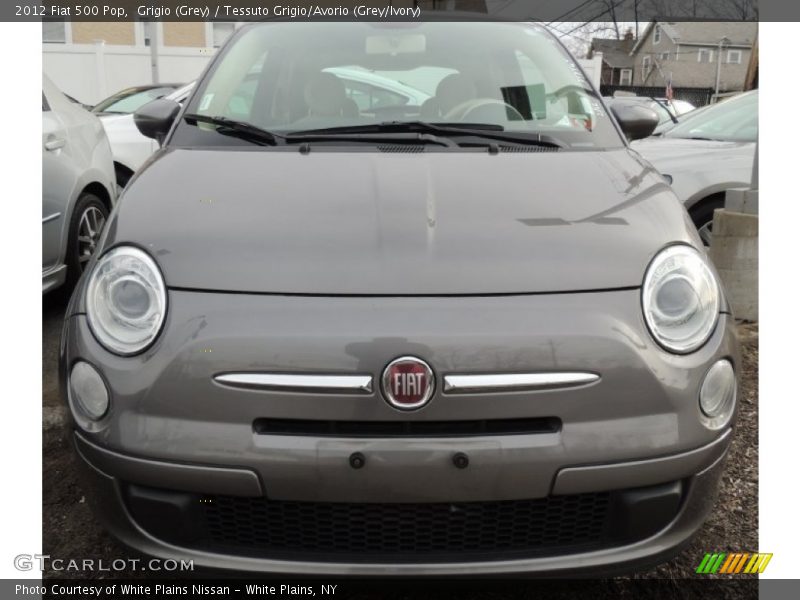 Grigio (Grey) / Tessuto Grigio/Avorio (Grey/Ivory) 2012 Fiat 500 Pop