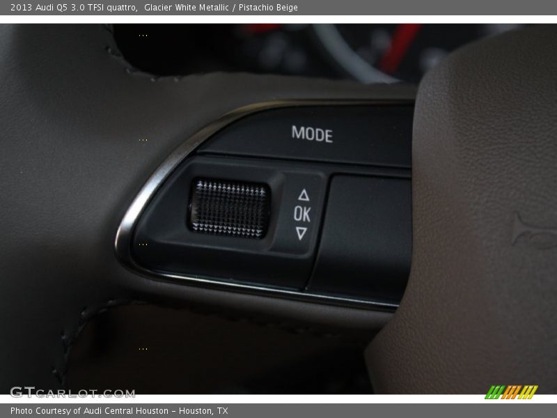 Glacier White Metallic / Pistachio Beige 2013 Audi Q5 3.0 TFSI quattro