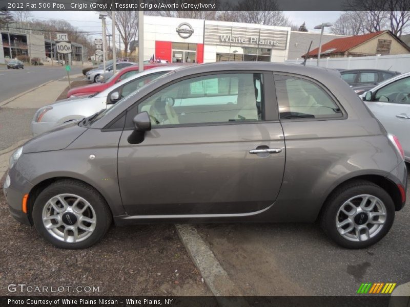 Grigio (Grey) / Tessuto Grigio/Avorio (Grey/Ivory) 2012 Fiat 500 Pop