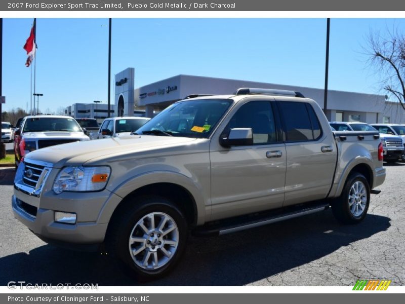 Pueblo Gold Metallic / Dark Charcoal 2007 Ford Explorer Sport Trac Limited