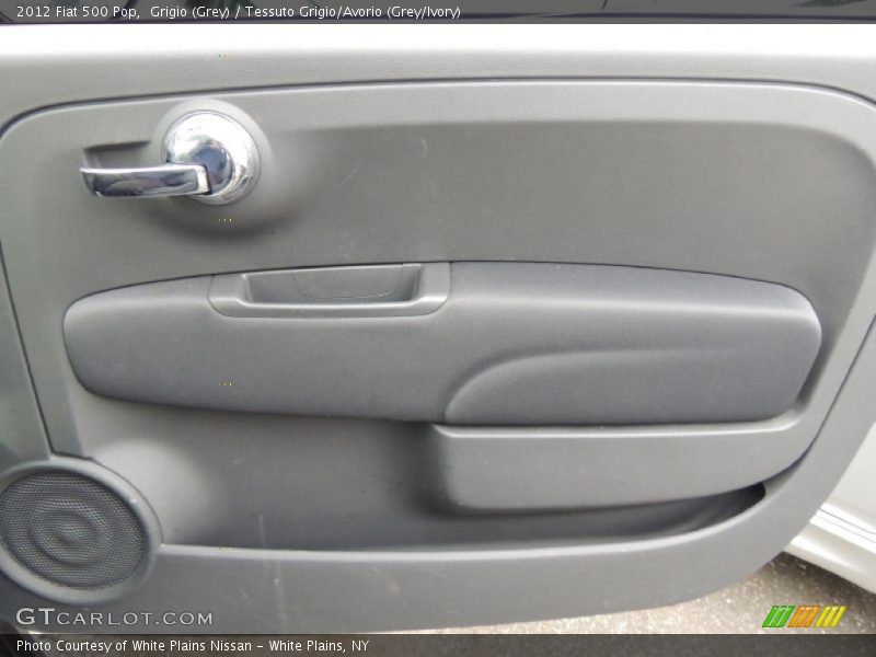 Grigio (Grey) / Tessuto Grigio/Avorio (Grey/Ivory) 2012 Fiat 500 Pop
