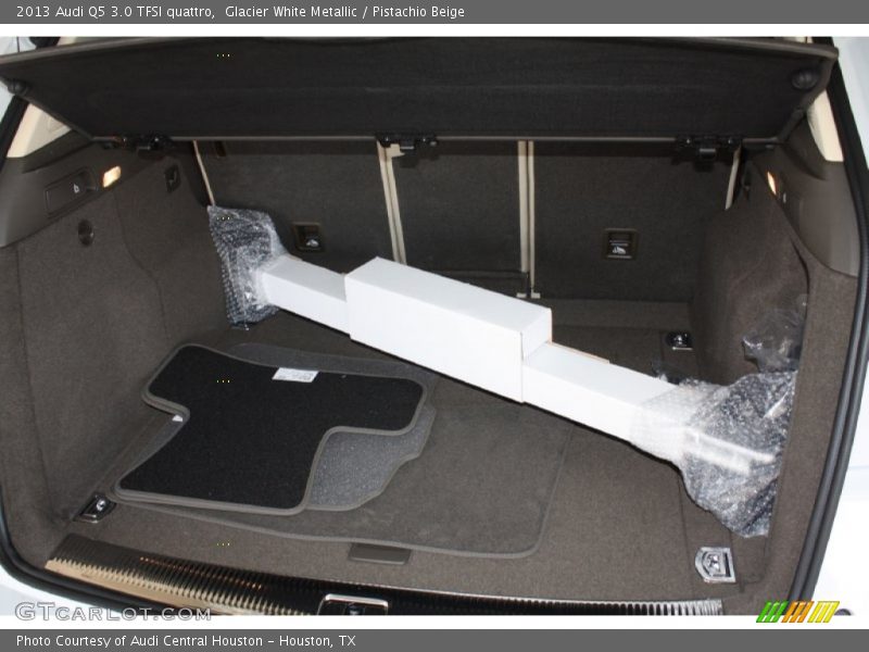 Glacier White Metallic / Pistachio Beige 2013 Audi Q5 3.0 TFSI quattro