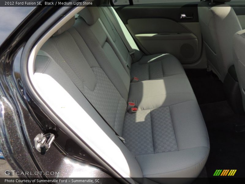 Black / Medium Light Stone 2012 Ford Fusion SE