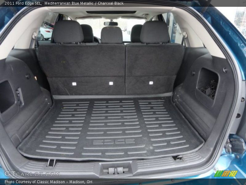 Mediterranean Blue Metallic / Charcoal Black 2011 Ford Edge SEL