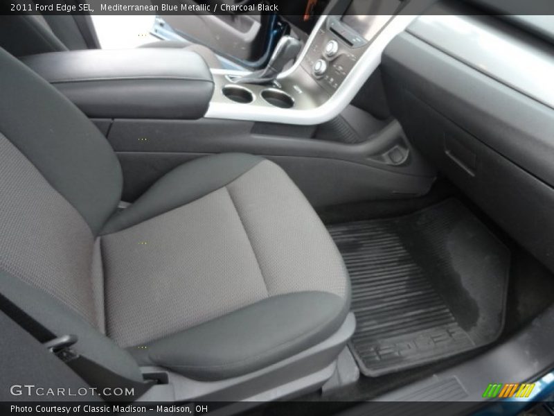 Mediterranean Blue Metallic / Charcoal Black 2011 Ford Edge SEL