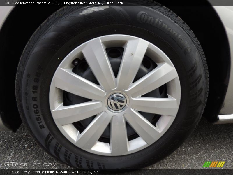Tungsten Silver Metallic / Titan Black 2012 Volkswagen Passat 2.5L S