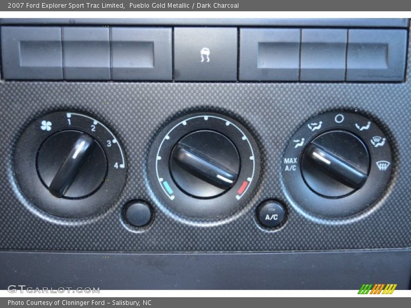 Controls of 2007 Explorer Sport Trac Limited