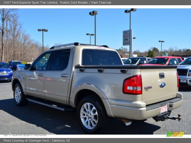 Pueblo Gold Metallic / Dark Charcoal 2007 Ford Explorer Sport Trac Limited