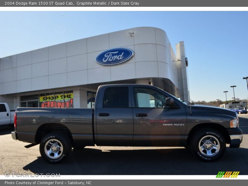 Graphite Metallic / Dark Slate Gray 2004 Dodge Ram 1500 ST Quad Cab