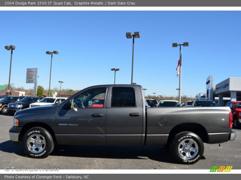 Graphite Metallic / Dark Slate Gray 2004 Dodge Ram 1500 ST Quad Cab