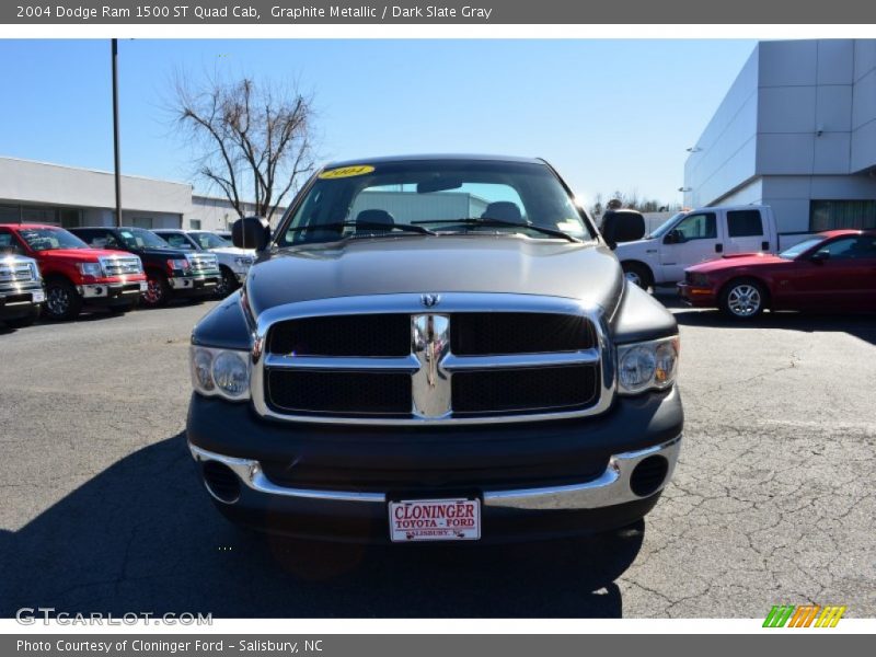 Graphite Metallic / Dark Slate Gray 2004 Dodge Ram 1500 ST Quad Cab
