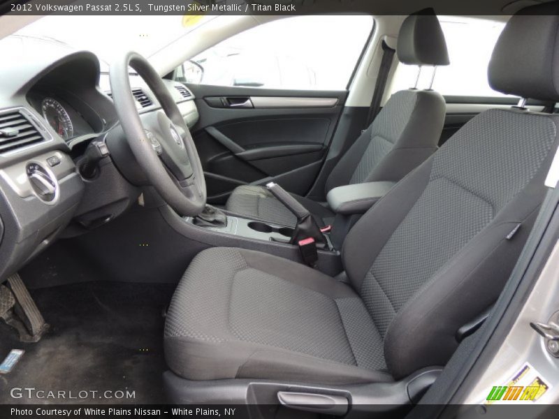 Tungsten Silver Metallic / Titan Black 2012 Volkswagen Passat 2.5L S