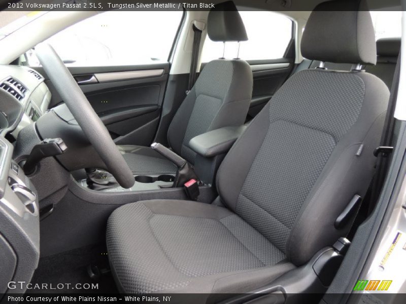 Tungsten Silver Metallic / Titan Black 2012 Volkswagen Passat 2.5L S