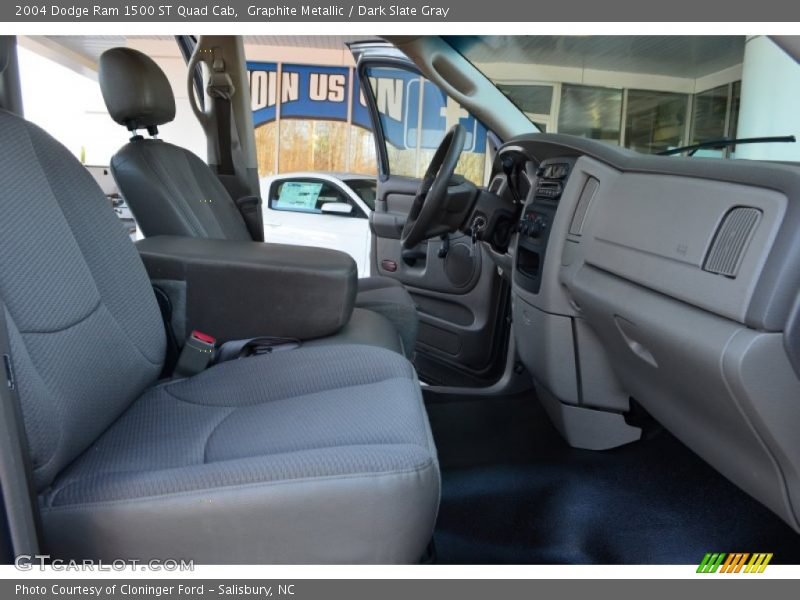 Graphite Metallic / Dark Slate Gray 2004 Dodge Ram 1500 ST Quad Cab