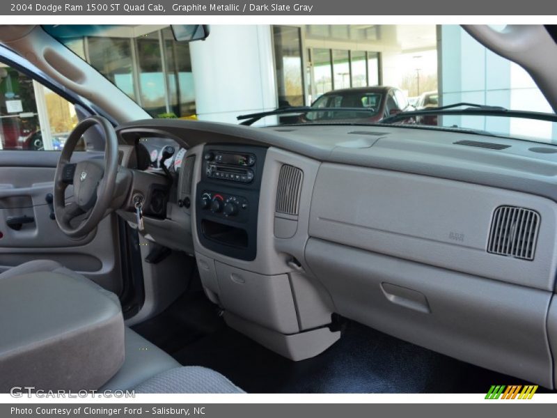 Graphite Metallic / Dark Slate Gray 2004 Dodge Ram 1500 ST Quad Cab