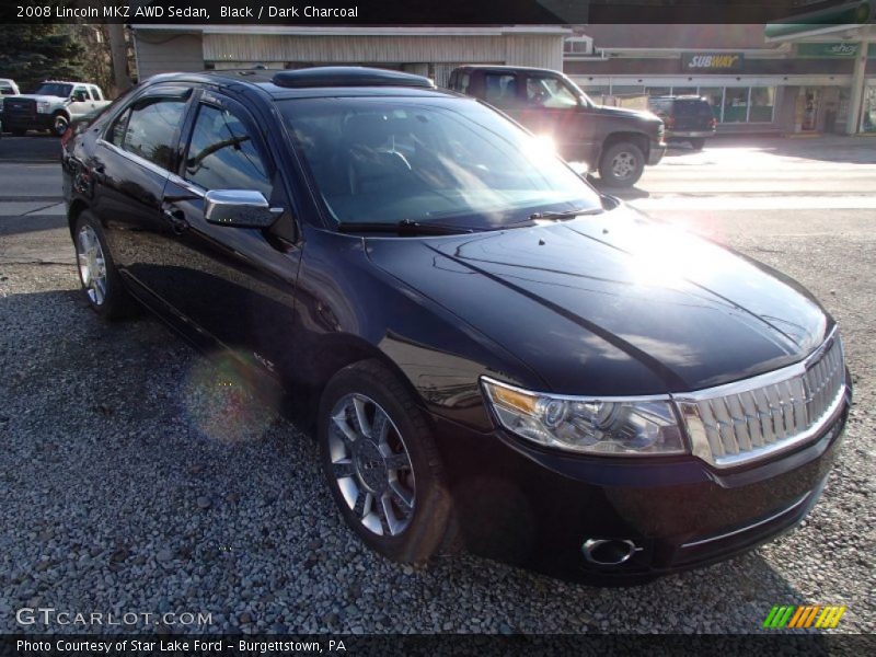 Black / Dark Charcoal 2008 Lincoln MKZ AWD Sedan