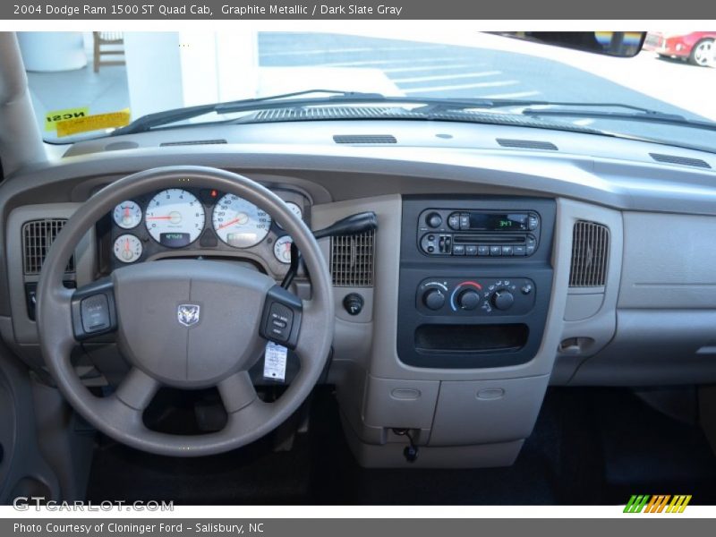 Graphite Metallic / Dark Slate Gray 2004 Dodge Ram 1500 ST Quad Cab