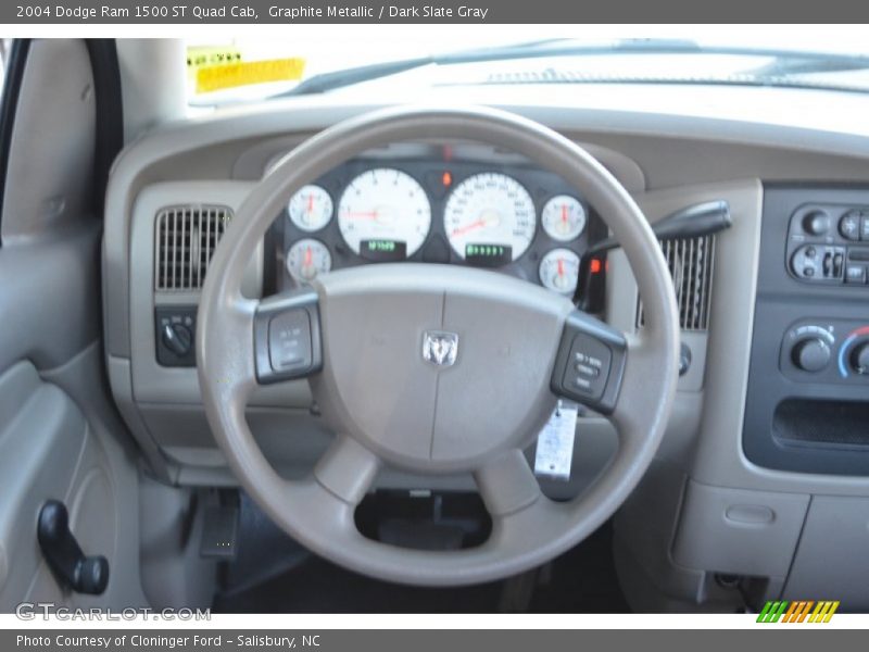 Graphite Metallic / Dark Slate Gray 2004 Dodge Ram 1500 ST Quad Cab