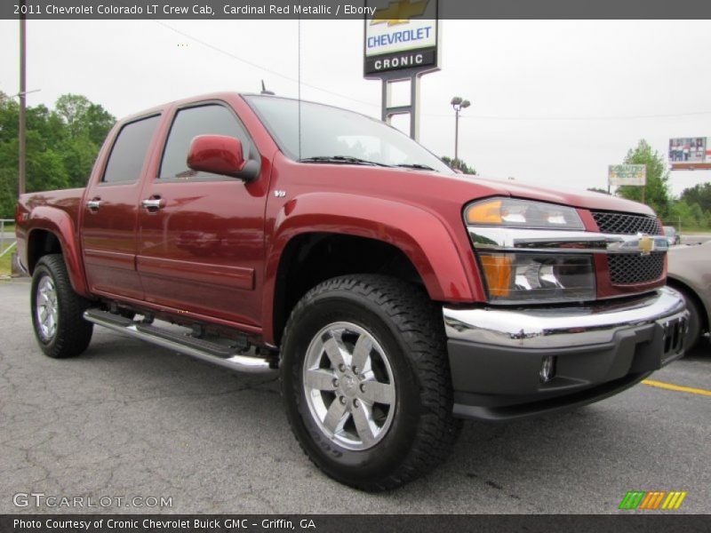 Cardinal Red Metallic / Ebony 2011 Chevrolet Colorado LT Crew Cab