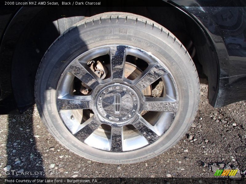 Black / Dark Charcoal 2008 Lincoln MKZ AWD Sedan