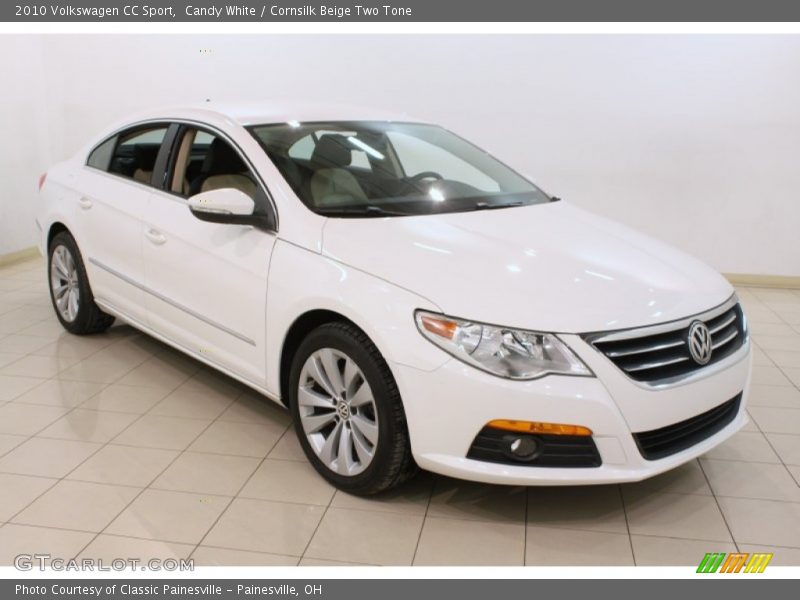 Candy White / Cornsilk Beige Two Tone 2010 Volkswagen CC Sport