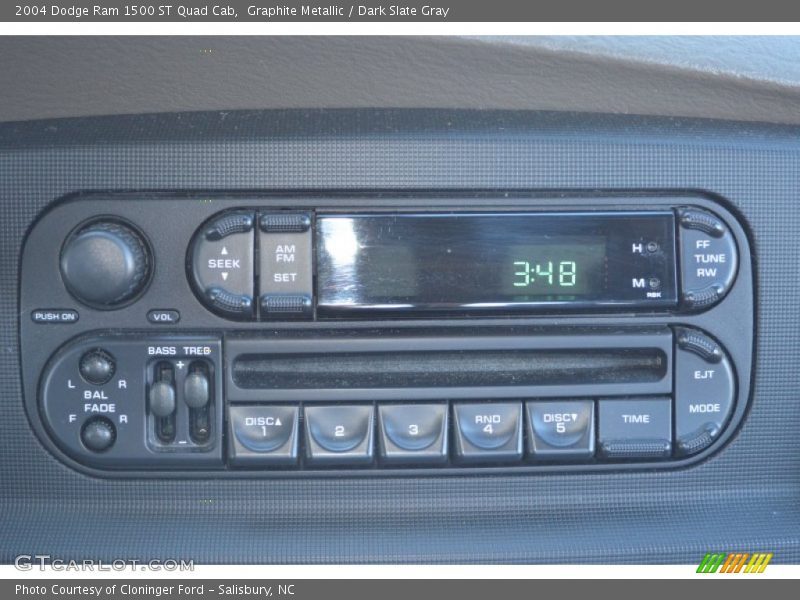 Graphite Metallic / Dark Slate Gray 2004 Dodge Ram 1500 ST Quad Cab