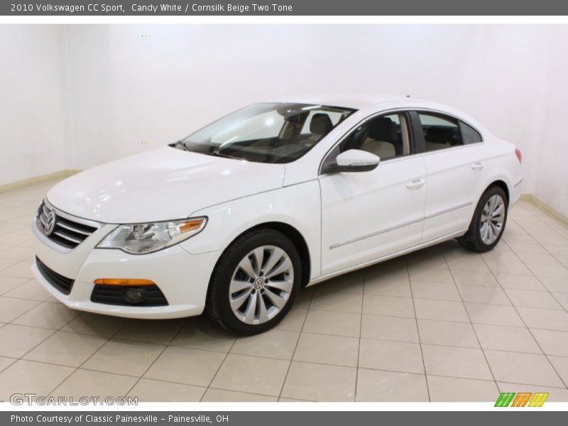 Candy White / Cornsilk Beige Two Tone 2010 Volkswagen CC Sport