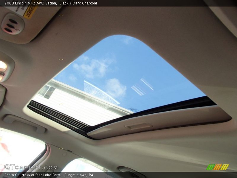 Black / Dark Charcoal 2008 Lincoln MKZ AWD Sedan