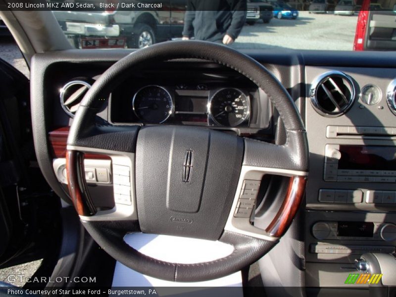 Black / Dark Charcoal 2008 Lincoln MKZ AWD Sedan