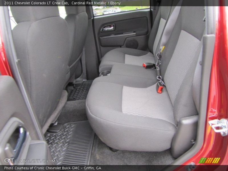 Rear Seat of 2011 Colorado LT Crew Cab