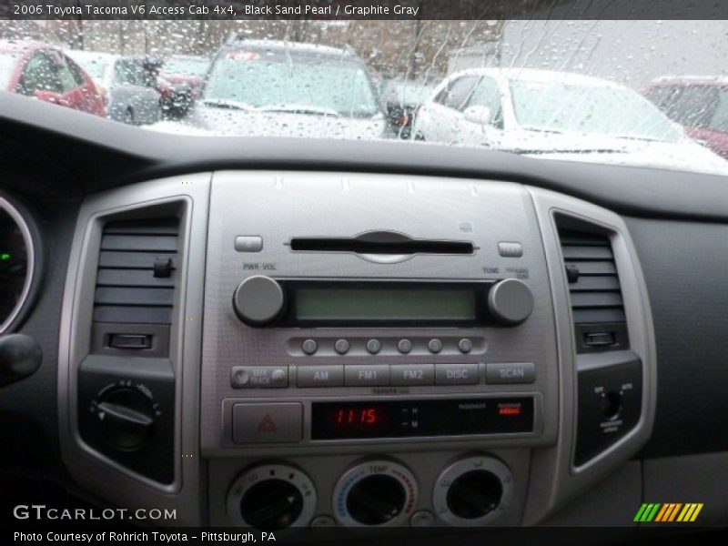 Black Sand Pearl / Graphite Gray 2006 Toyota Tacoma V6 Access Cab 4x4