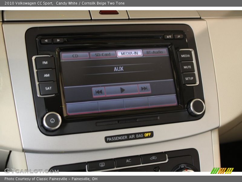 Candy White / Cornsilk Beige Two Tone 2010 Volkswagen CC Sport