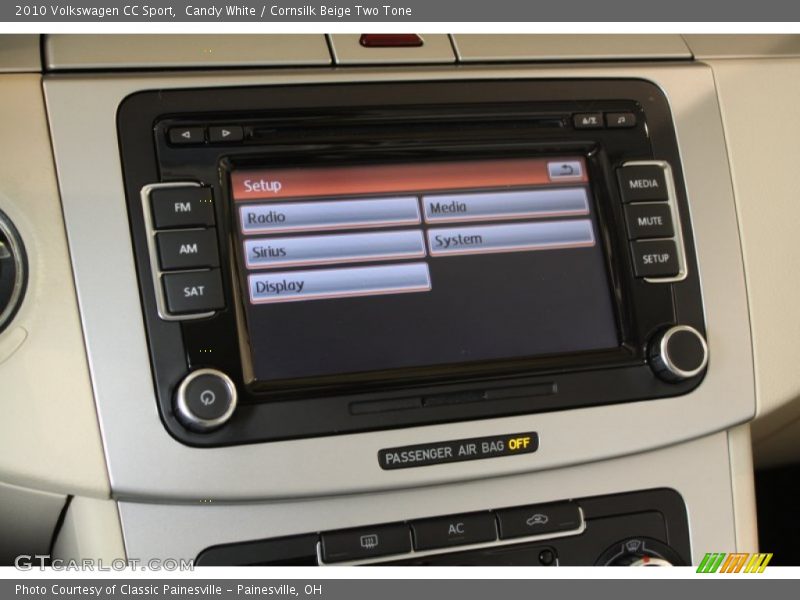 Candy White / Cornsilk Beige Two Tone 2010 Volkswagen CC Sport