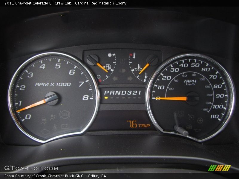  2011 Colorado LT Crew Cab LT Crew Cab Gauges