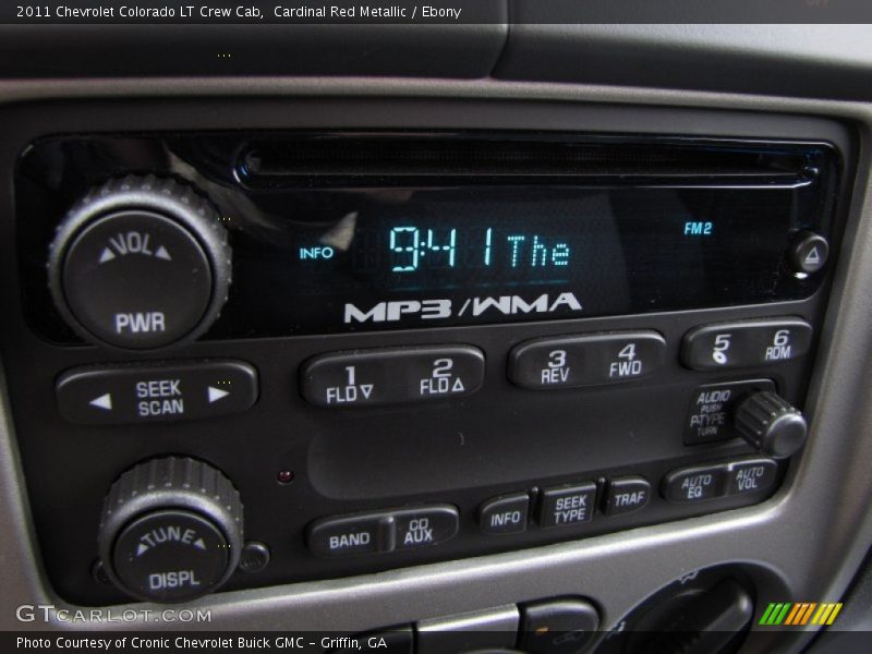 Audio System of 2011 Colorado LT Crew Cab