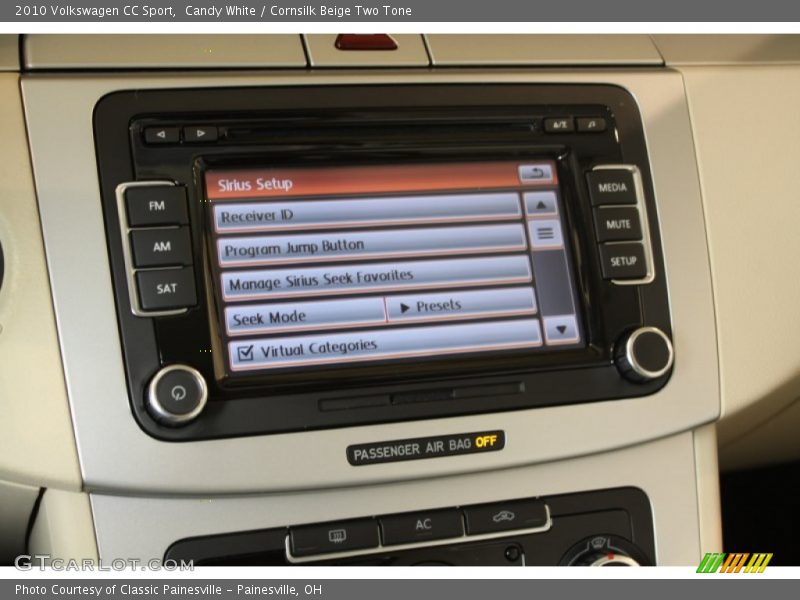 Candy White / Cornsilk Beige Two Tone 2010 Volkswagen CC Sport