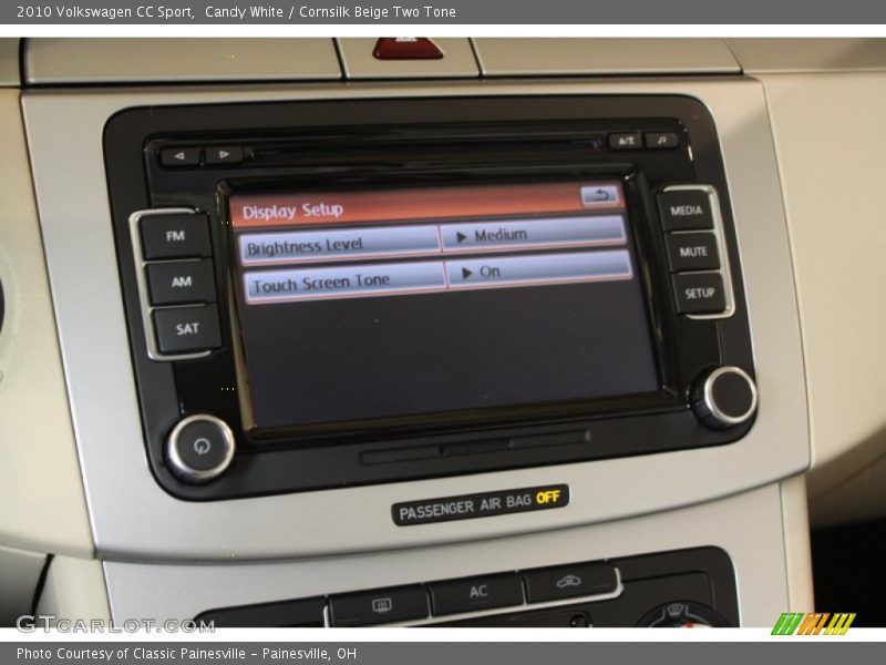 Candy White / Cornsilk Beige Two Tone 2010 Volkswagen CC Sport