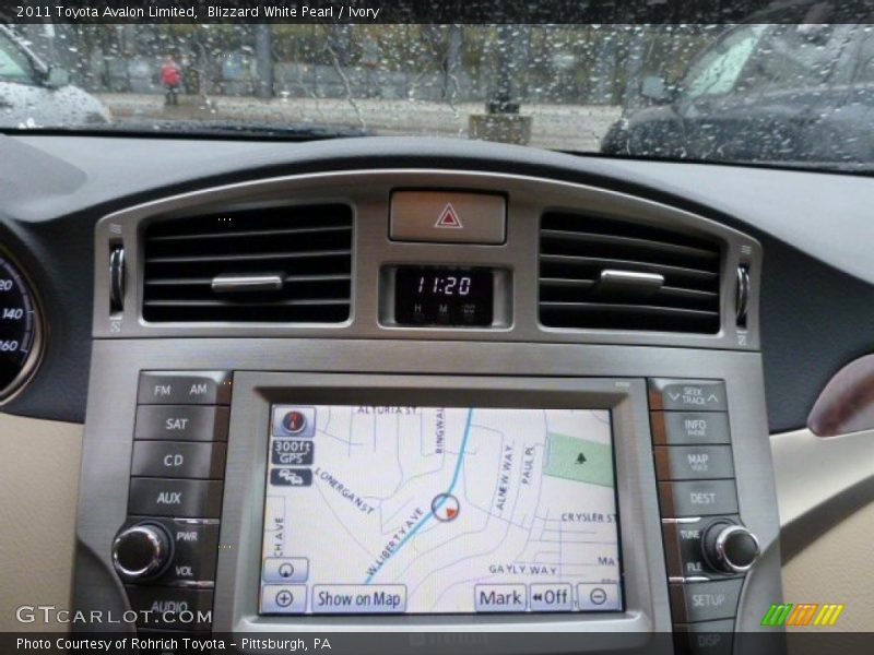 Blizzard White Pearl / Ivory 2011 Toyota Avalon Limited