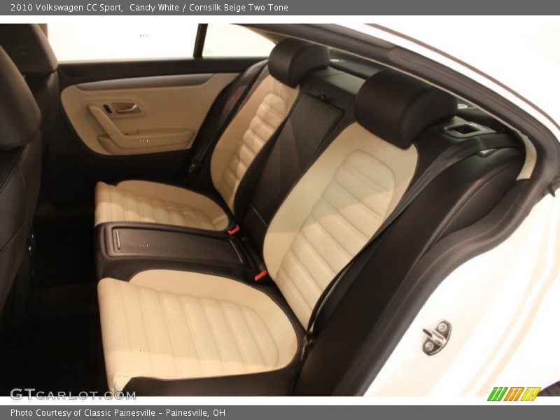 Candy White / Cornsilk Beige Two Tone 2010 Volkswagen CC Sport